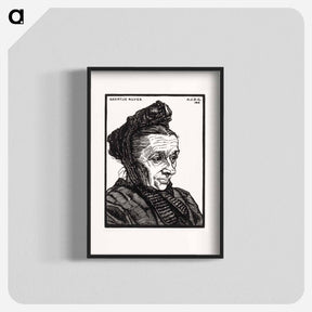 アートポスター-Portrait of Geertje Kuijer - ユリー デ フラーハ Poster.