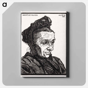 アートパネル-Portrait of Geertje Kuijer - ユリー デ フラーハ Canvas.