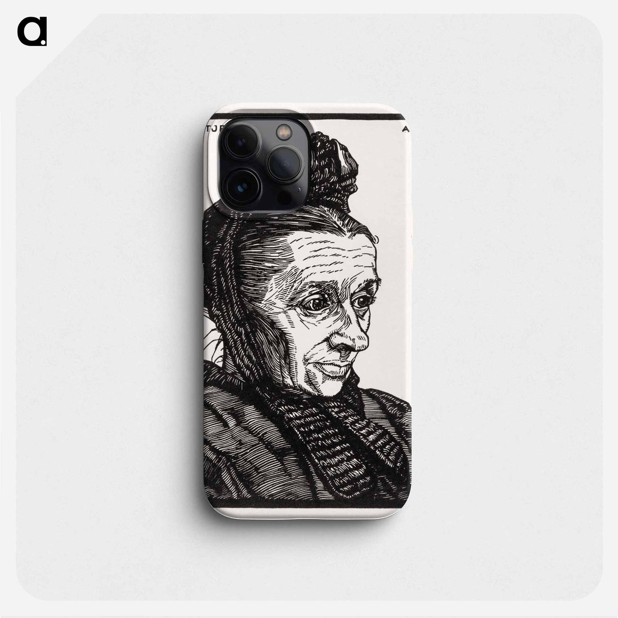 Portrait of Geertje Kuijer - ユリー デ フラーハ Phone Case.