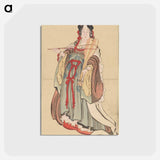 アートポストカード-Benten (Goddess of Love) - 葛飾 北斎 Postcard.