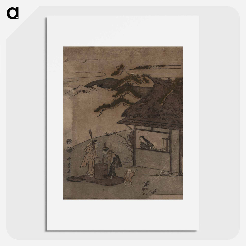 アートポスター-Chōfu no tamagawa - 喜多川 歌麿 Poster.