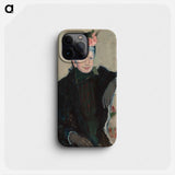 Portrait of an Elderly Lady - メアリー カサット Phone Case.