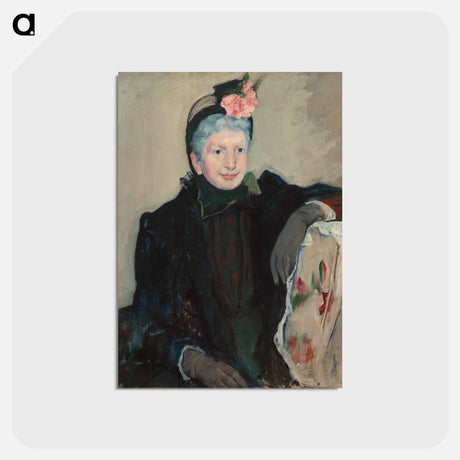 アートポストカード-Portrait of an Elderly Lady - メアリー カサット Postcard.