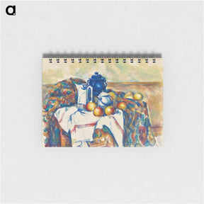 アートメモ帳-Still Life with Blue Pot - ポール セザンヌ Memo.