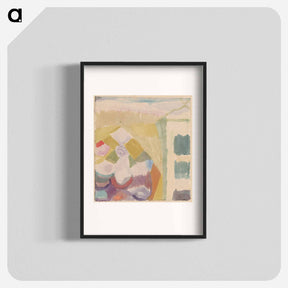 アートポスター-Interieur mit der Uhr (Interior with the Clock)
 - パウル クレー Poster.