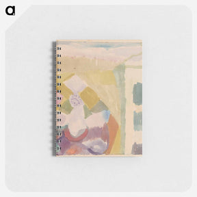 アートメモ帳-Interieur mit der Uhr (Interior with the Clock)
 - パウル クレー Memo.