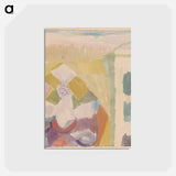 Interieur mit der Uhr (Interior with the Clock)
 - パウル クレー Postcard.