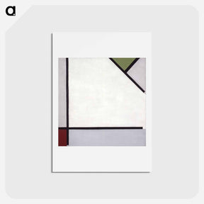 アートポストカード-Simultaneous Counter Composition - テオ ファン ドゥースブルフ Postcard.