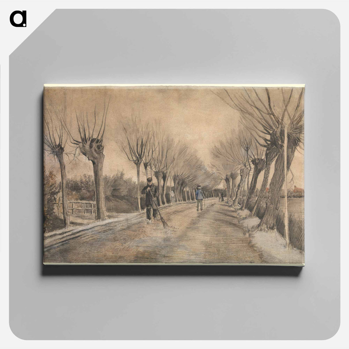 Road in Etten - フィンセント ファン ゴッホ Canvas.