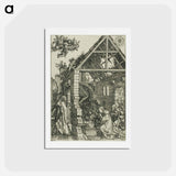アートポストカード-The Adoration of the Shepherds - アルブレヒト デューラー Postcard.