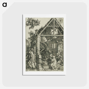アートポストカード-The Adoration of the Shepherds - アルブレヒト デューラー Postcard.
