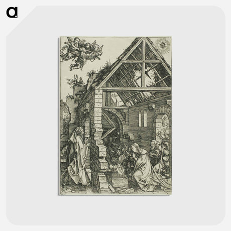 アートポストカード-The Adoration of the Shepherds - アルブレヒト デューラー Postcard.