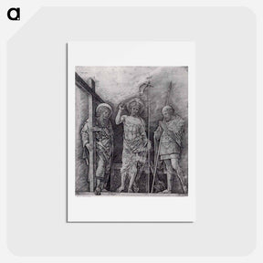 アートポストカード-The Resurrection of Christ - アンドレア マンテーニャ Postcard.
