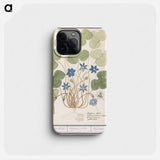 Liver flower, Anemone hepatica - アンセルムス ボエティウス デ ブート Phone Case.