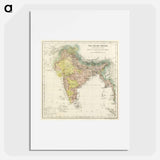 The Imperial Gazetteer of India - アンティーク地図 Poster.