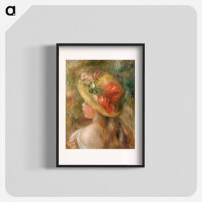 アートポスター-Young Girl with Hat
 - バーンズ・コレクション Poster.