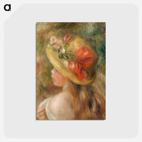 アートポストカード-Young Girl with Hat
 - バーンズ・コレクション Postcard.