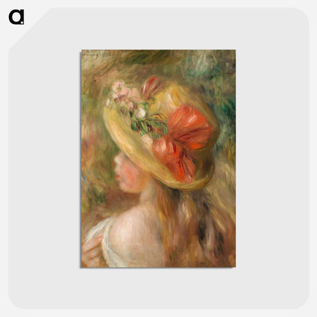 アートポストカード-Young Girl with Hat
 - バーンズ・コレクション Postcard.