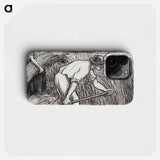 The Harvest - Camille Pissarro Phone Case.