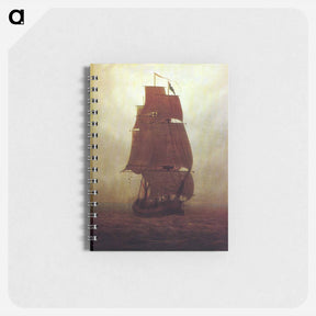 アートメモ帳-Sailing ship - カスパー ダーヴィト フリードリヒ Memo.