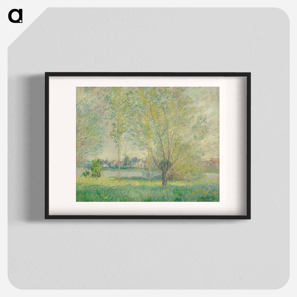 The Willows - Claude Monet Poster.