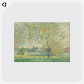 アートポストカード-The Willows - クロード モネ Postcard.