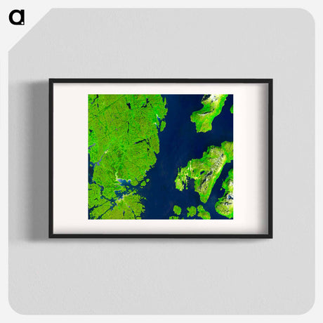 アートポスター-Nuuk, Greenland
 - 上空からの地球 Poster.