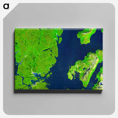 アートパネル-Nuuk, Greenland
 - 上空からの地球 Canvas.