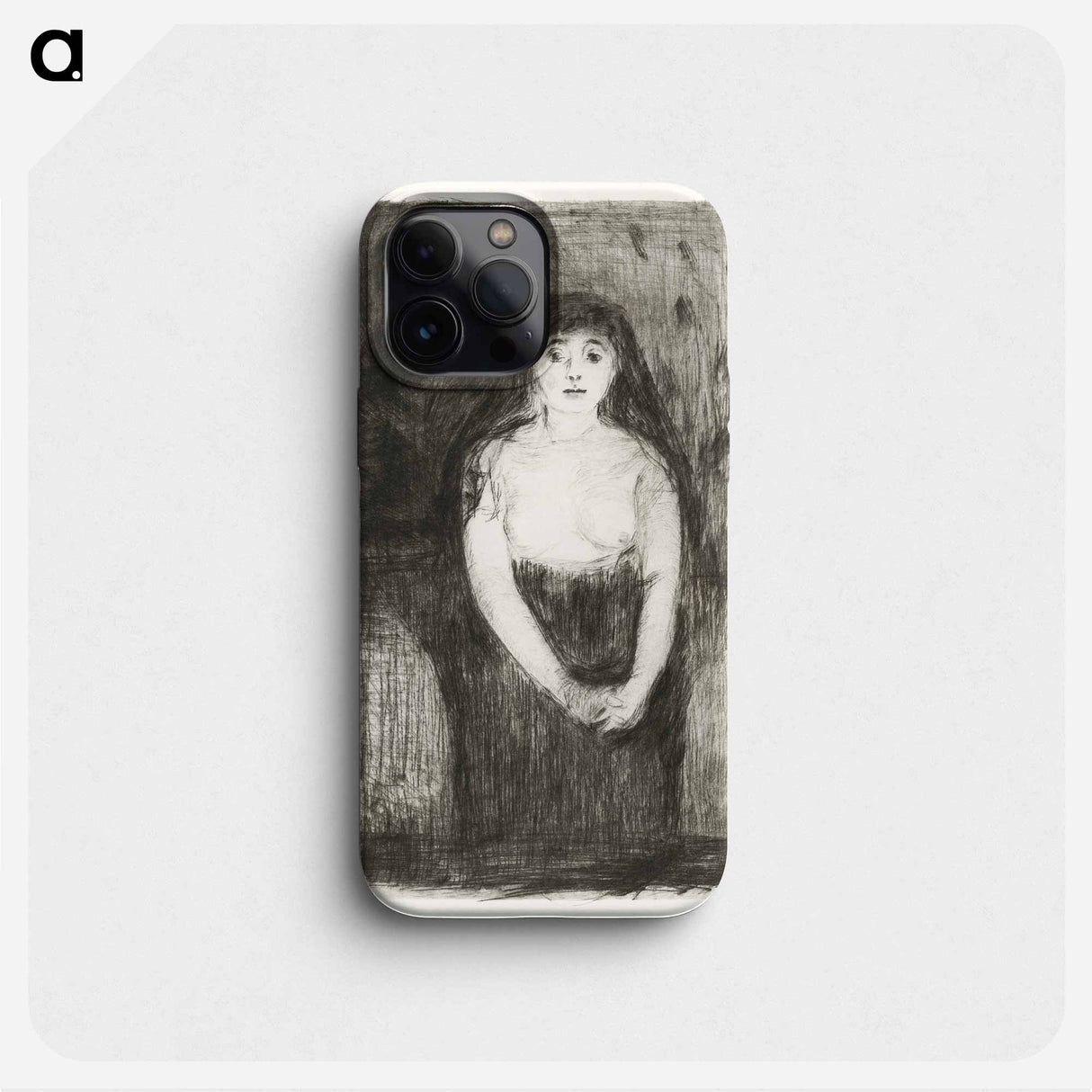 Study of a Model - Edvard Munch Phone Case.