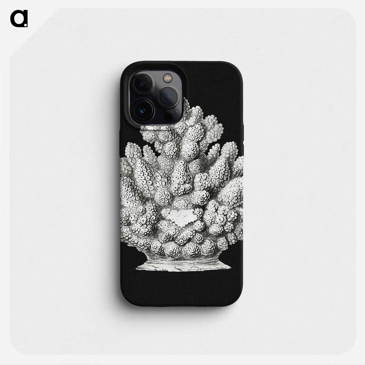 Vintage coral marine life illustration - エルンスト ヘッケル Phone Case.