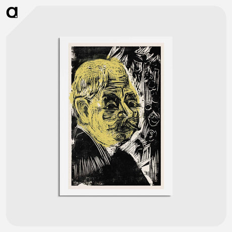 アートポストカード-Portrait of Dr. Spengler - エルンスト ルートヴィヒ キルヒナー Postcard.