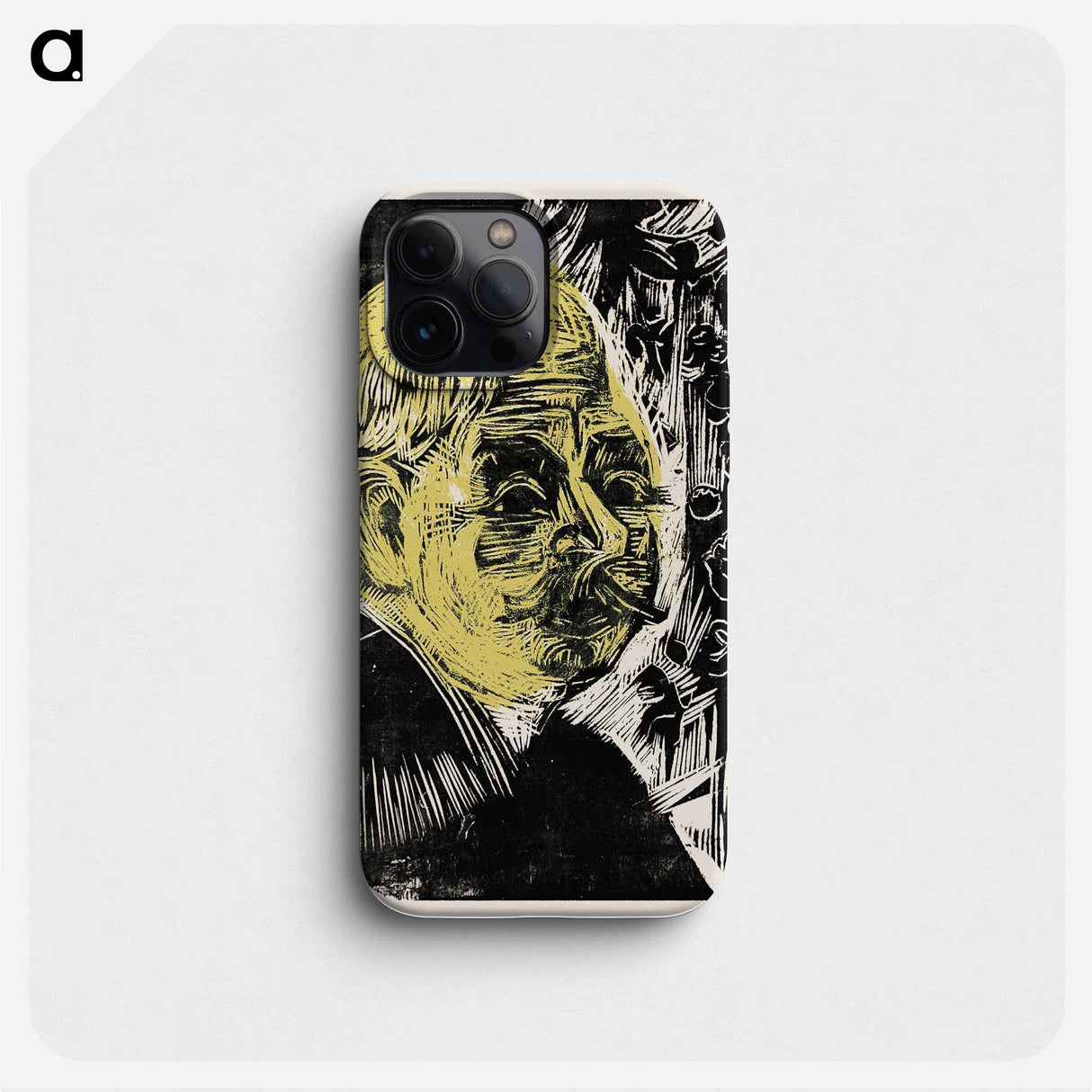 Portrait of Dr. Spengler - エルンスト ルートヴィヒ キルヒナー Phone Case.