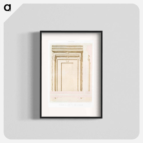 Decoration of Niche de l'eimisi
 - Egyptian Art History Poster.