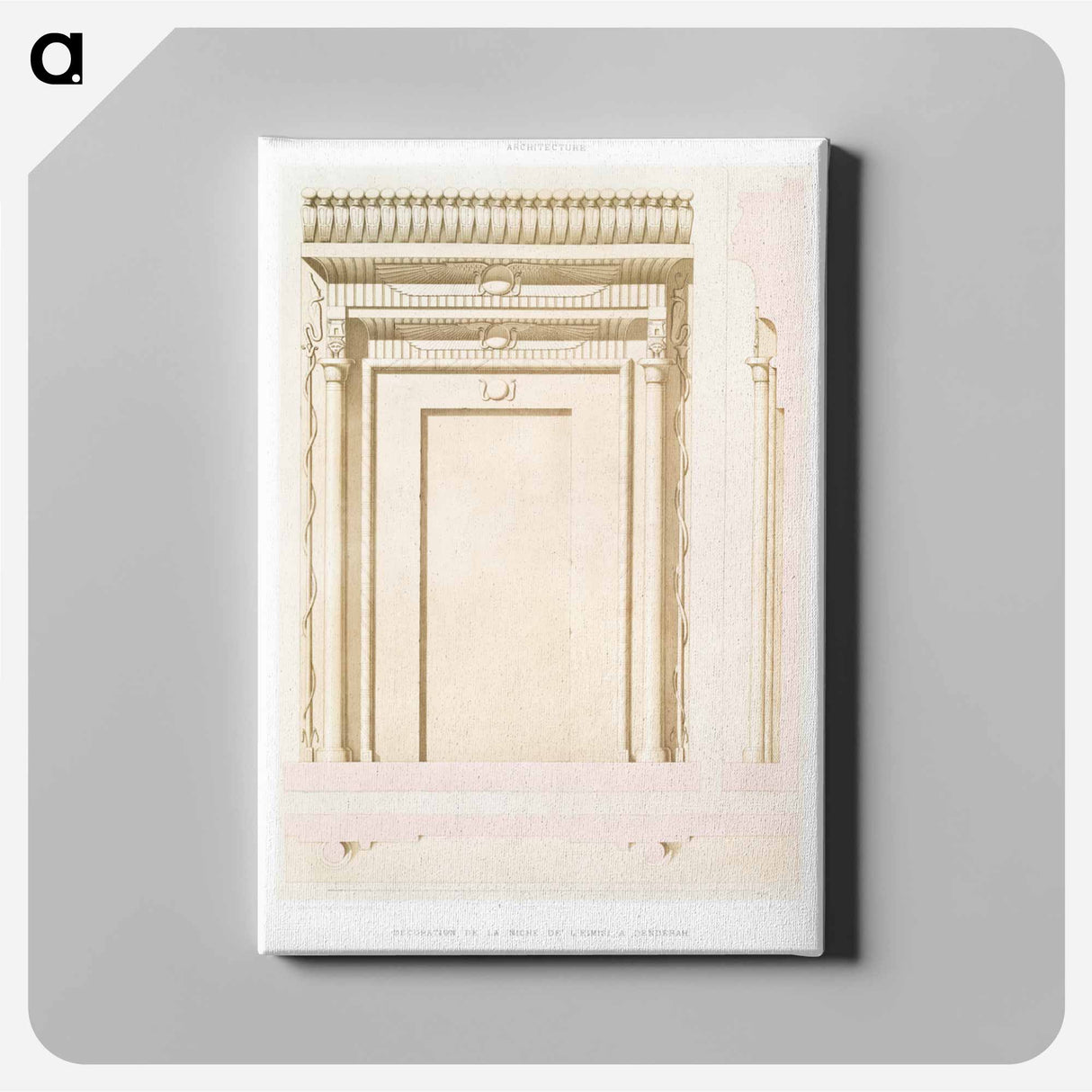 アートパネル-Decoration of Niche de l'eimisi
 - エジプト美術史 Canvas.