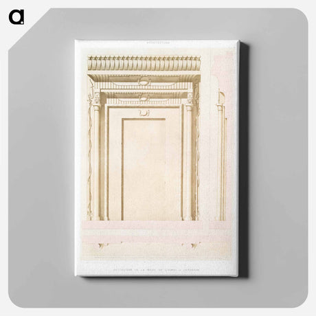 アートパネル-Decoration of Niche de l'eimisi
 - エジプト美術史 Canvas.
