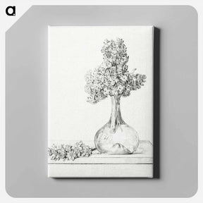 アートパネル-Flowers in a vase - ジャン ベルナール Canvas.