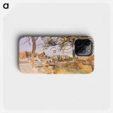 Military Camp - John Singer Sargent Phone Case.