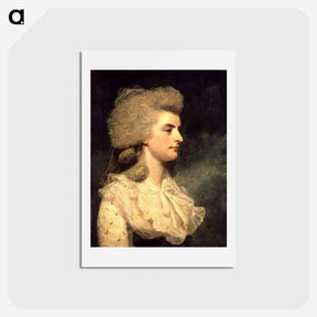 アートポストカード-Lady Elizabeth Seymour Conway - ジョシュア レノルズ Postcard.