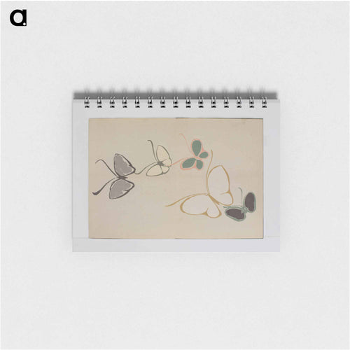 Chō senshu (A Thousand Kinds of Butterflies), Volume 2 - 神坂 雪佳 Memo.