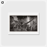 アートポストカード-The Devil Speaks - ポール ゴーギャン Postcard.
