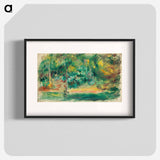 Paysage - Pierre Auguste Renoir Poster.