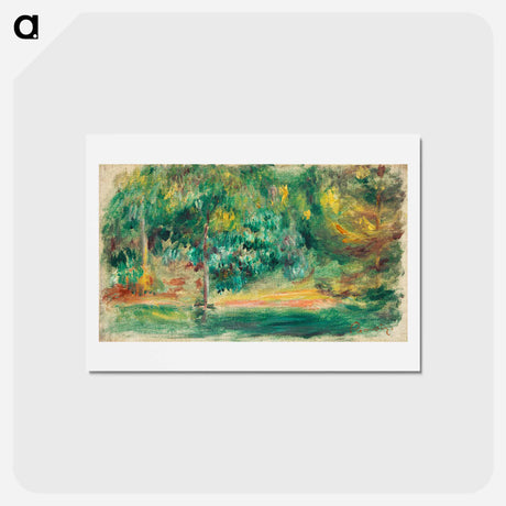 アートポストカード-Paysage - ピエール オーギュスト ルノワール Postcard.