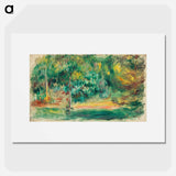 Paysage - Pierre Auguste Renoir Poster.