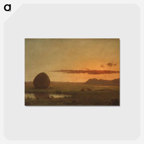 アートポストカード-Sunset, Newburyport Meadows
 - セントルイス美術館 Postcard.