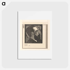 アートポストカード-Portret van Piet Vorkink
 - サミュエル ジェスルン Postcard.