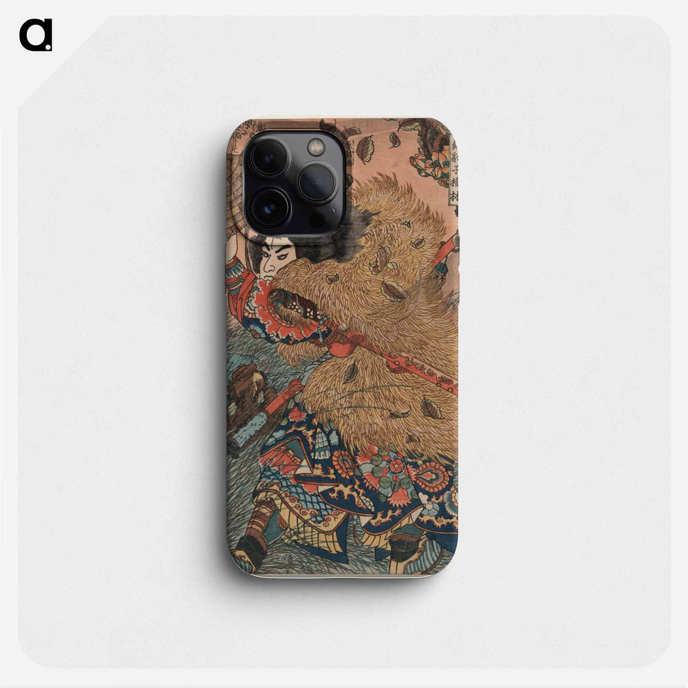 Original public domain image from Library of Congress - 歌川 国芳 Phone Case.