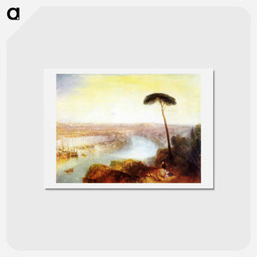 アートポストカード-Rome from Mount Aventine - ウィリアム ターナー Postcard.