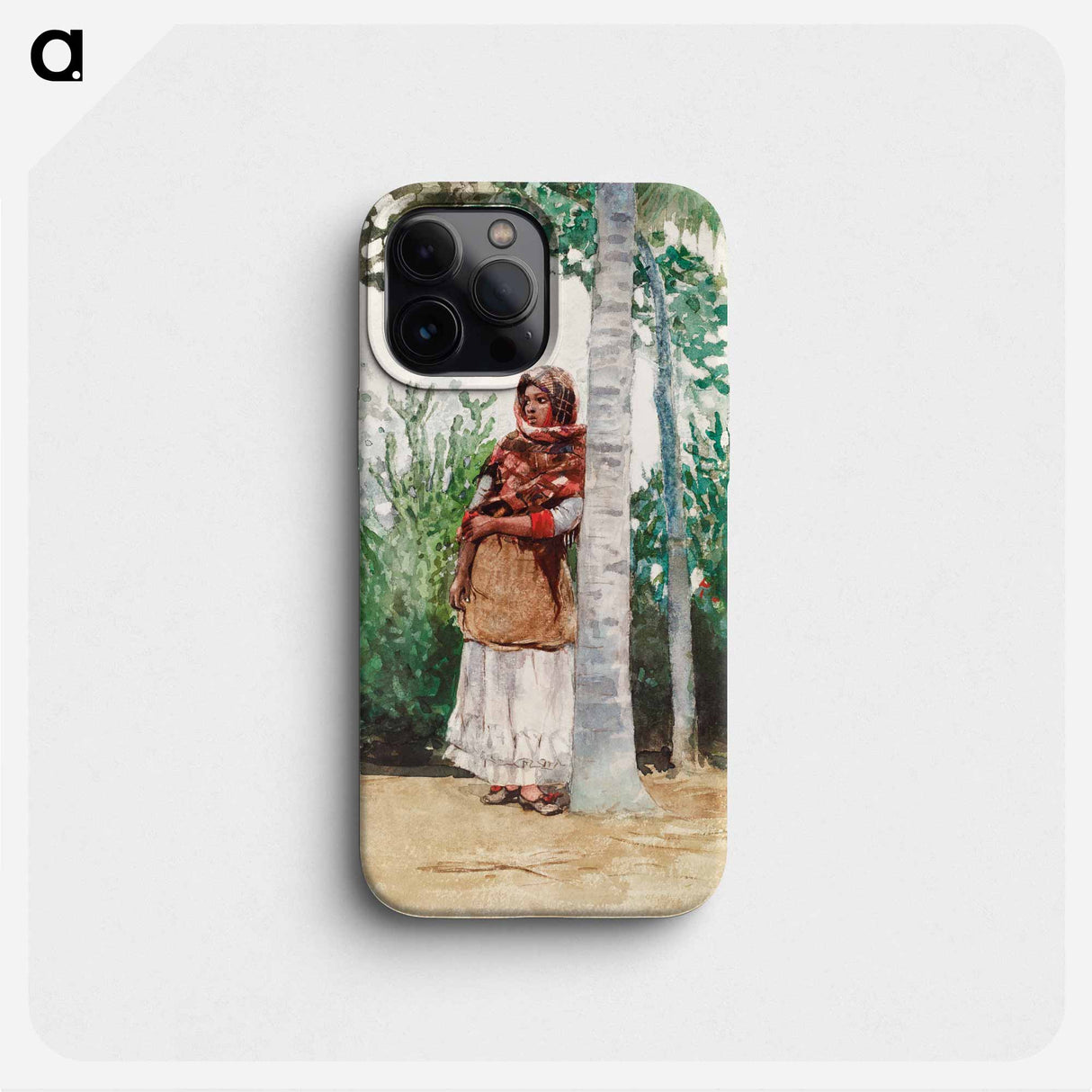 Under a Palm Tree - Winslow Homer Phone Case.