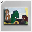 アートパネル-Arthur Dove's Foot of Lake
 - イェール大学アートギャラリー Canvas.