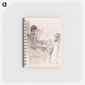 アートメモ帳-(unknown) part of a sketchbook - アルバート エーデルフェルト Memo.
